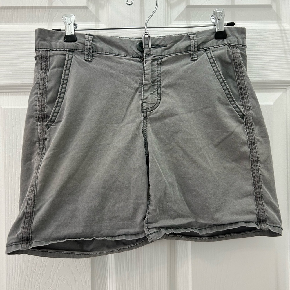 Sonoma Gray Casual Cotton Blend Shorts